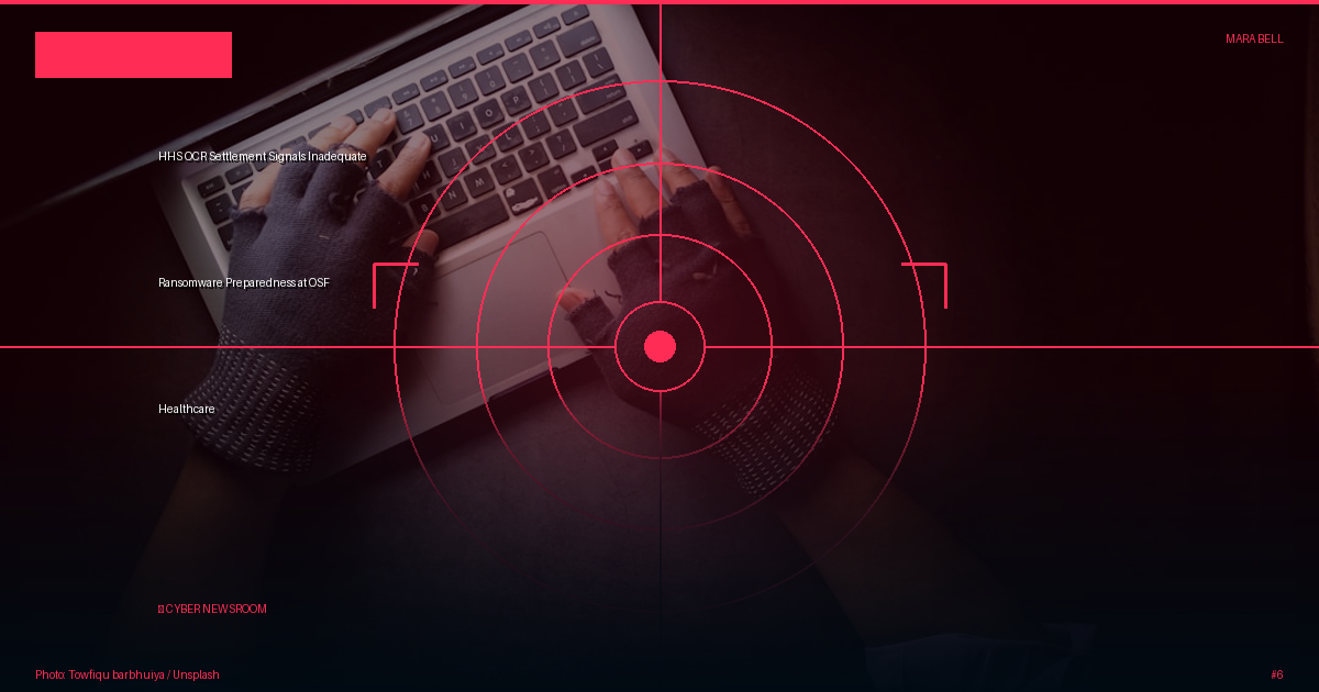 HHS OCR Settlement Signals Inadequate Ransomware Preparedness at OSF Healthcare