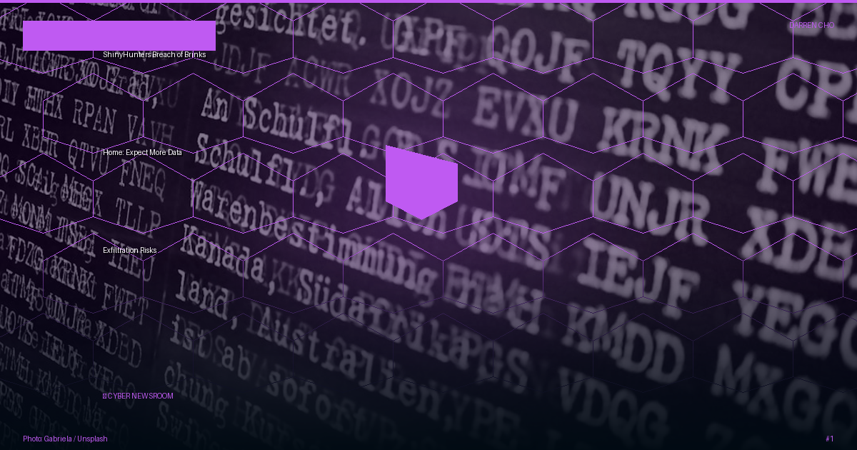 ShinyHunters Breach of Brinks Home: Expect More Data Exfiltration Risks