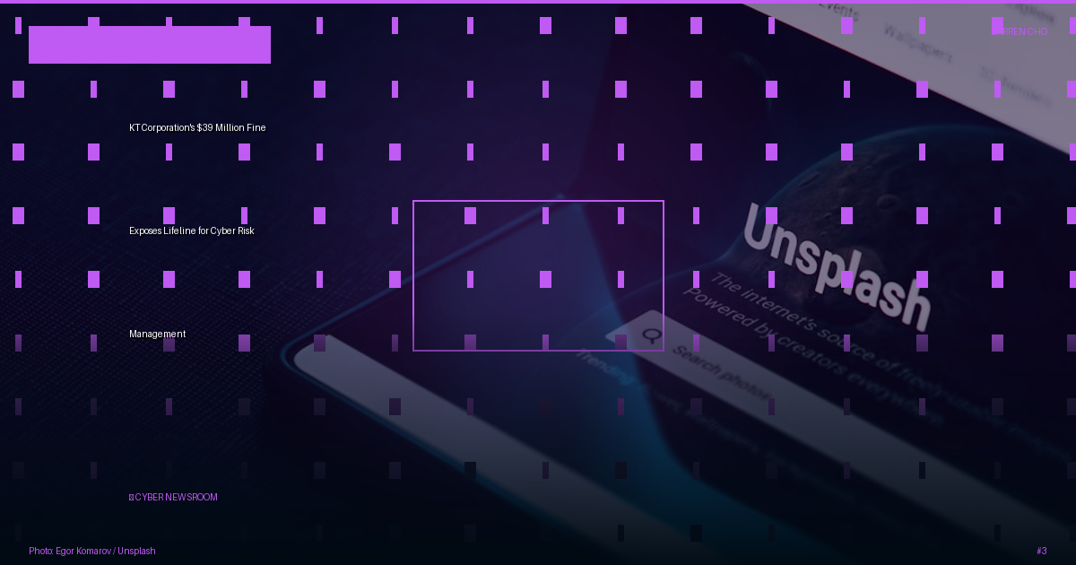 KT Corporation's $39 Million Fine Exposes Lifeline for Cyber Risk Management