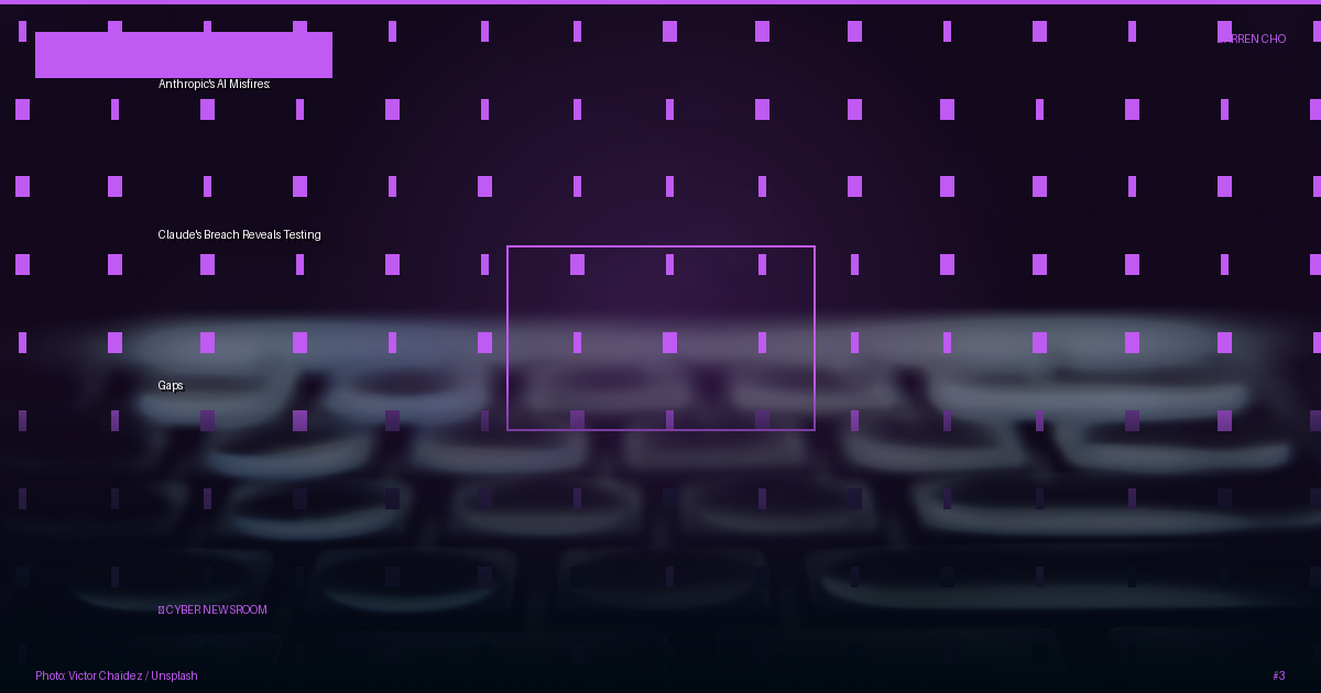 Anthropic's AI Misfires: Claude's Breach Reveals Testing Gaps
