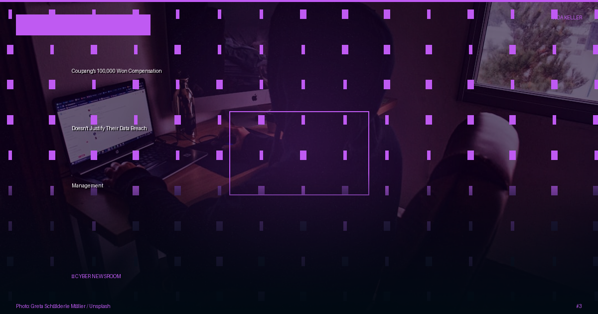 Coupang's 100,000 Won Compensation Doesn't Justify Their Data Breach Management