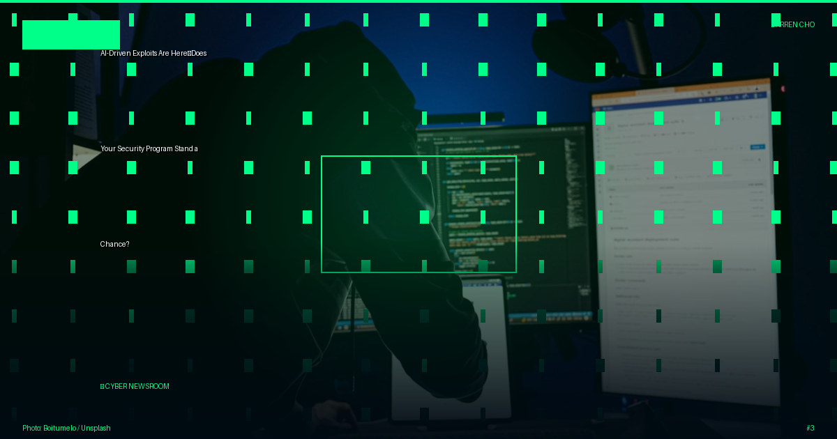 AI-Driven Exploits Are Here—Does Your Security Program Stand a Chance?