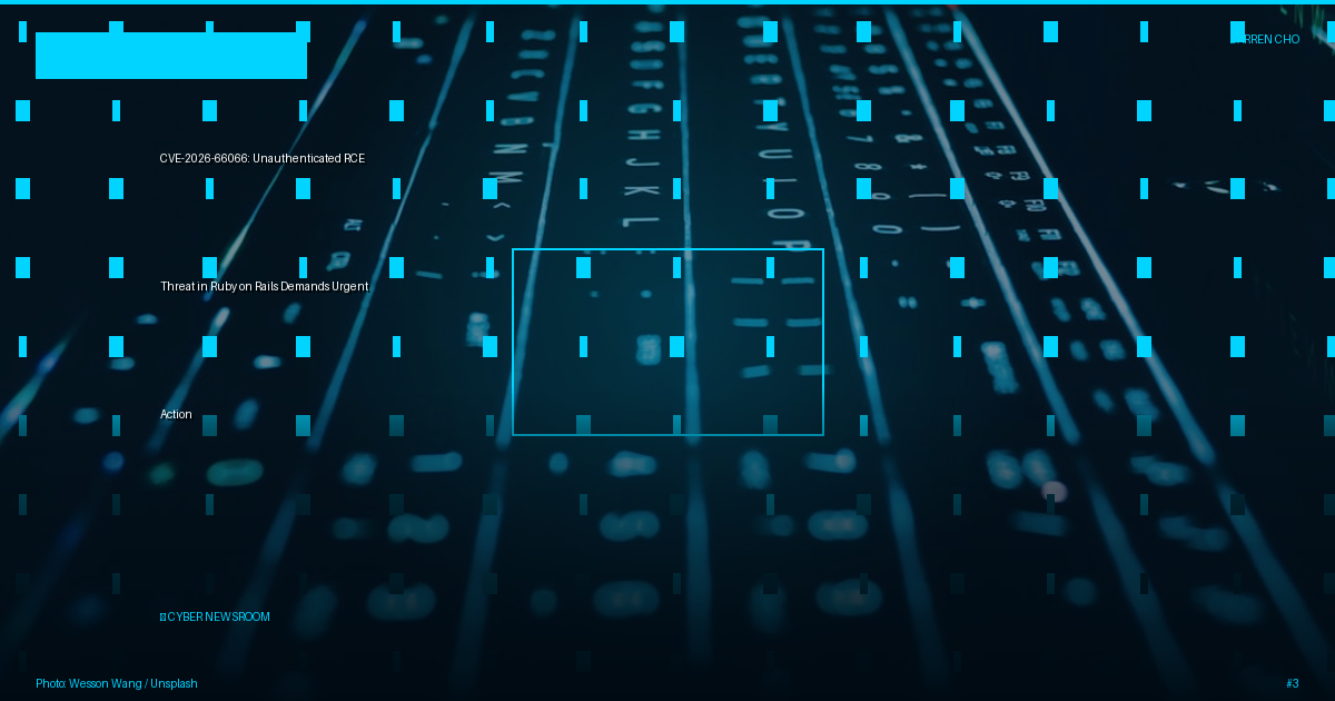 CVE-2026-66066: Unauthenticated RCE Threat in Ruby on Rails Demands Urgent Action