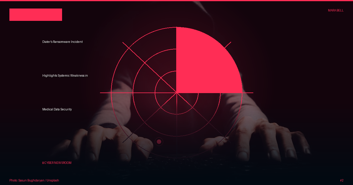 Diater’s Ransomware Incident Highlights Systemic Weakness in Medical Data Security