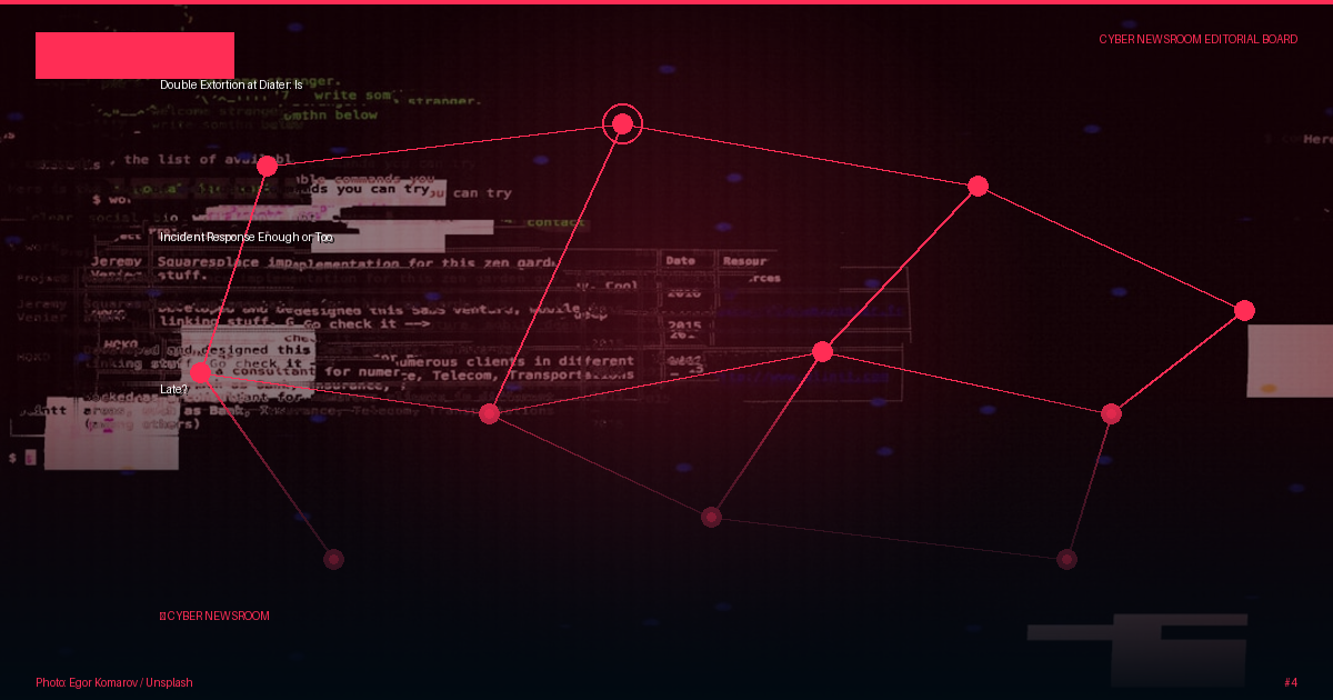 Double Extortion at Diater: Is Incident Response Enough or Too Late?