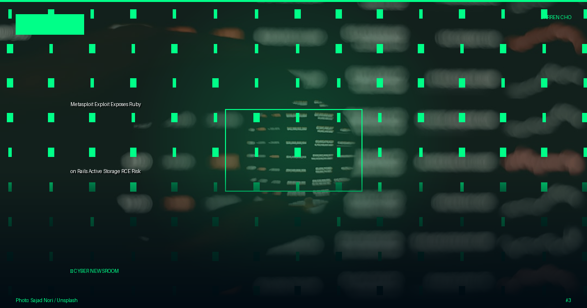 Metasploit Exploit Exposes Ruby on Rails Active Storage RCE Risk