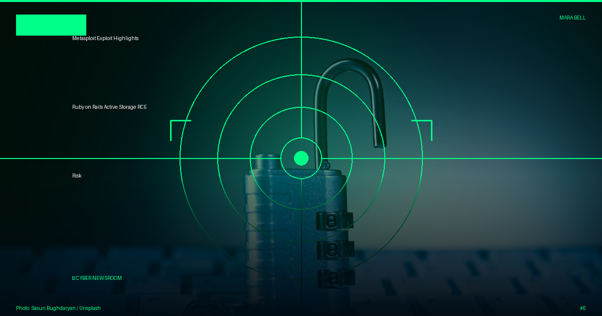 Metasploit Exploit Highlights Ruby on Rails Active Storage RCE Risk