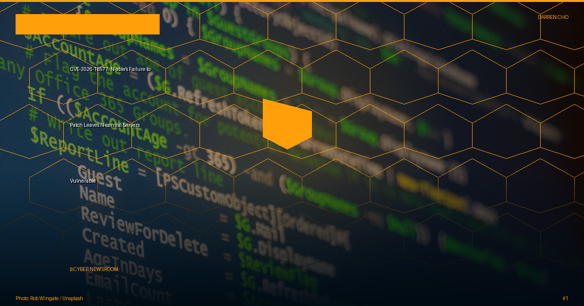 CVE-2026-18577: N-able's Failure to Patch Leaves N-central Servers Vulnerable