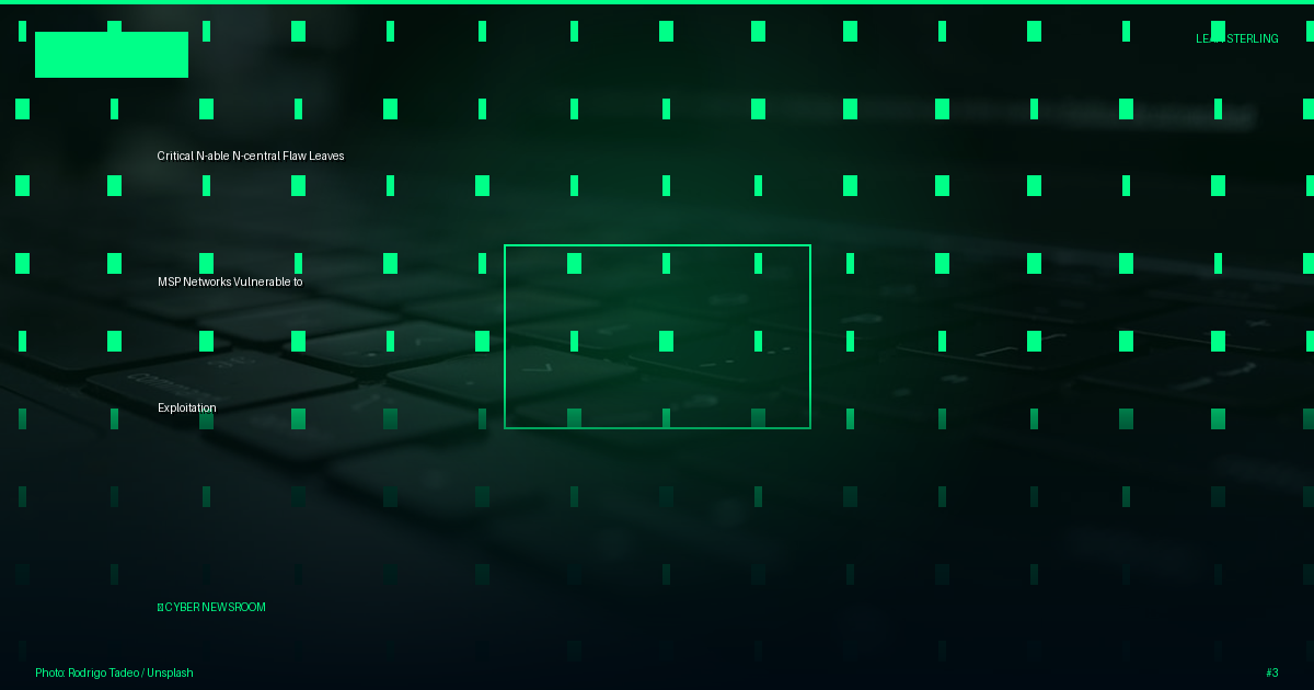 Critical N-able N-central Flaw Leaves MSP Networks Vulnerable to Exploitation