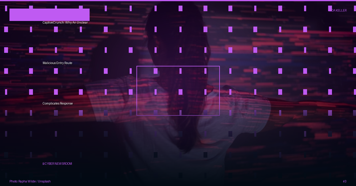 CaptiveCrunch: Why An Unclear Malicious Entry Route Complicates Response