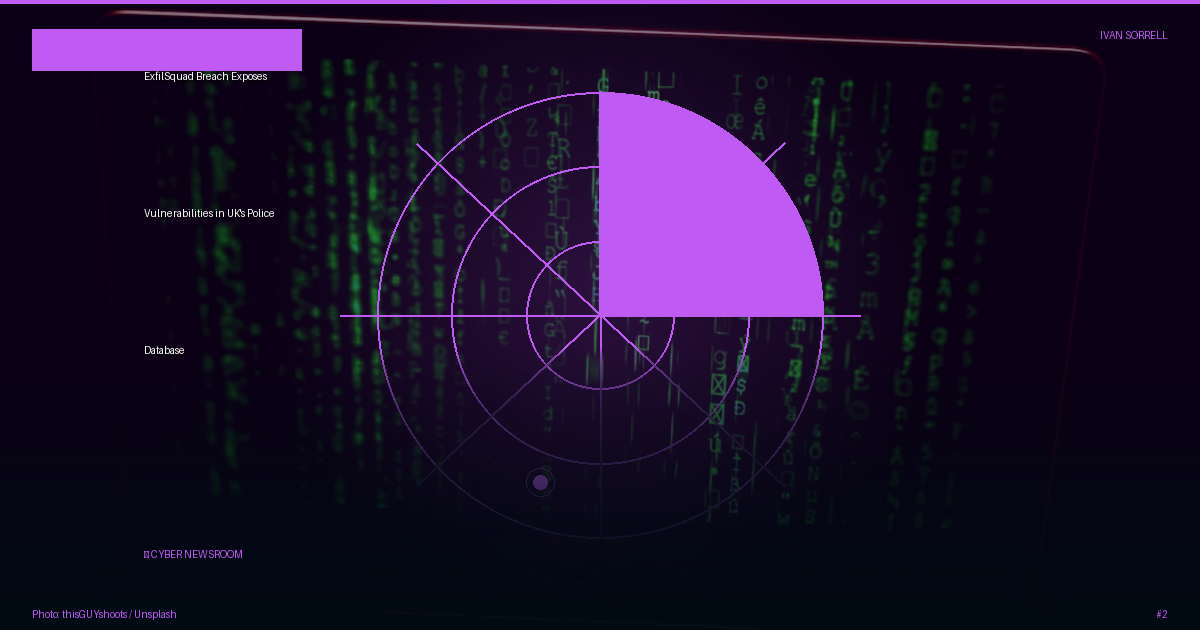 ExfilSquad Breach Exposes Vulnerabilities in UK's Police Database