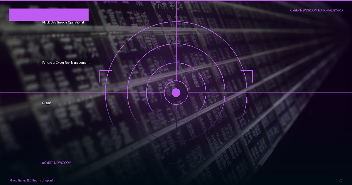PNLD Data Breach: Operational Failure or Cyber Risk Management Crisis?