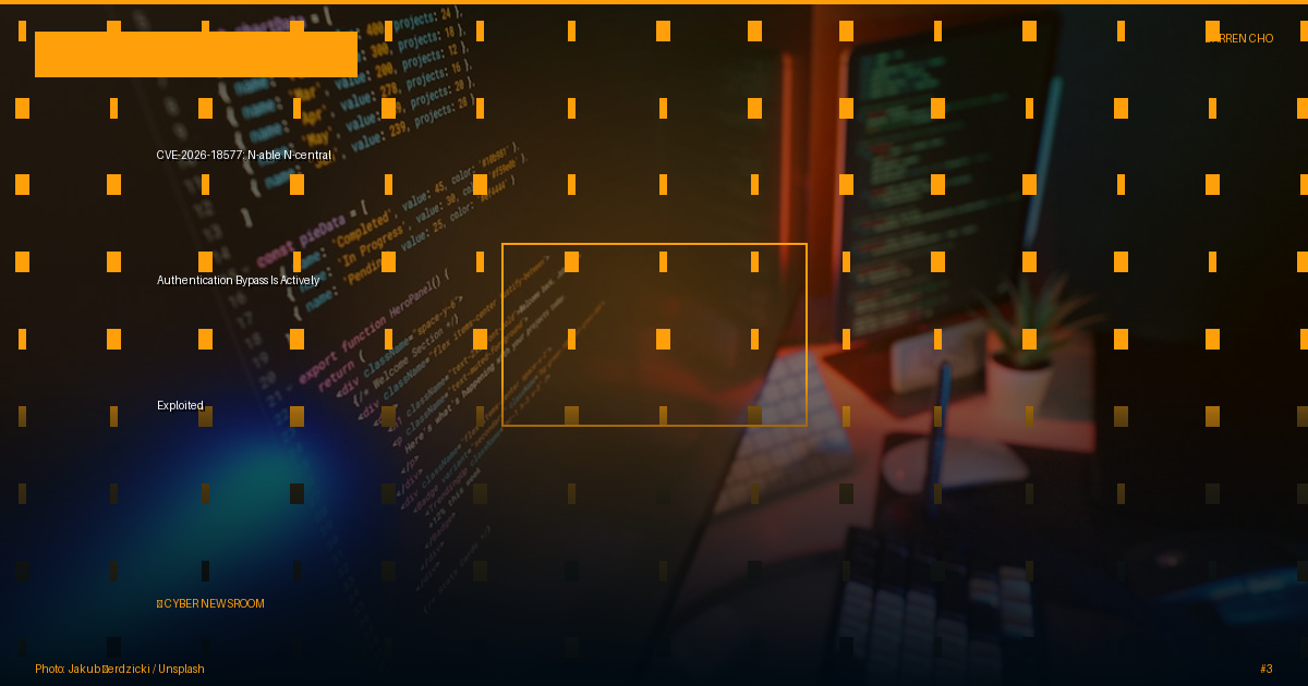 CVE-2026-18577: N-able N-central Authentication Bypass Is Actively Exploited