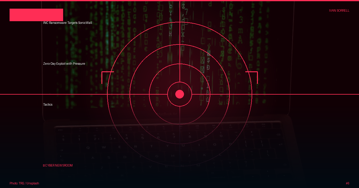 INC Ransomware Targets SonicWall Zero-Day Exploit with Pressure Tactics