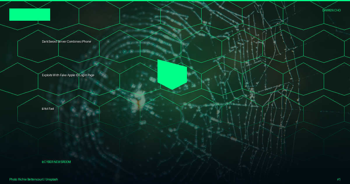 DarkSword Server Combines iPhone Exploits With Fake Apple ID Login Page — Act Fast