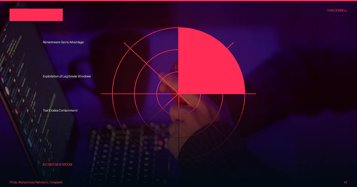 Ransomware Gains Advantage: Exploitation of Legitimate Windows Tool Erodes Containment
