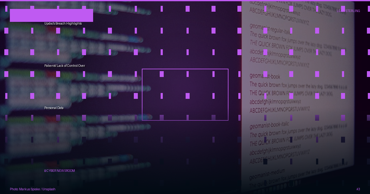 Updoc's Breach Highlights Patients' Lack of Control Over Personal Data